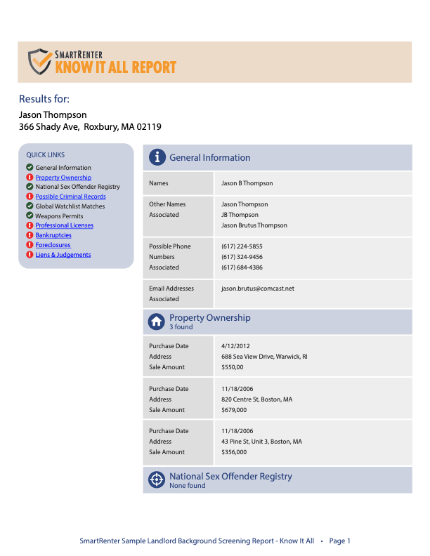 SR KIA Report